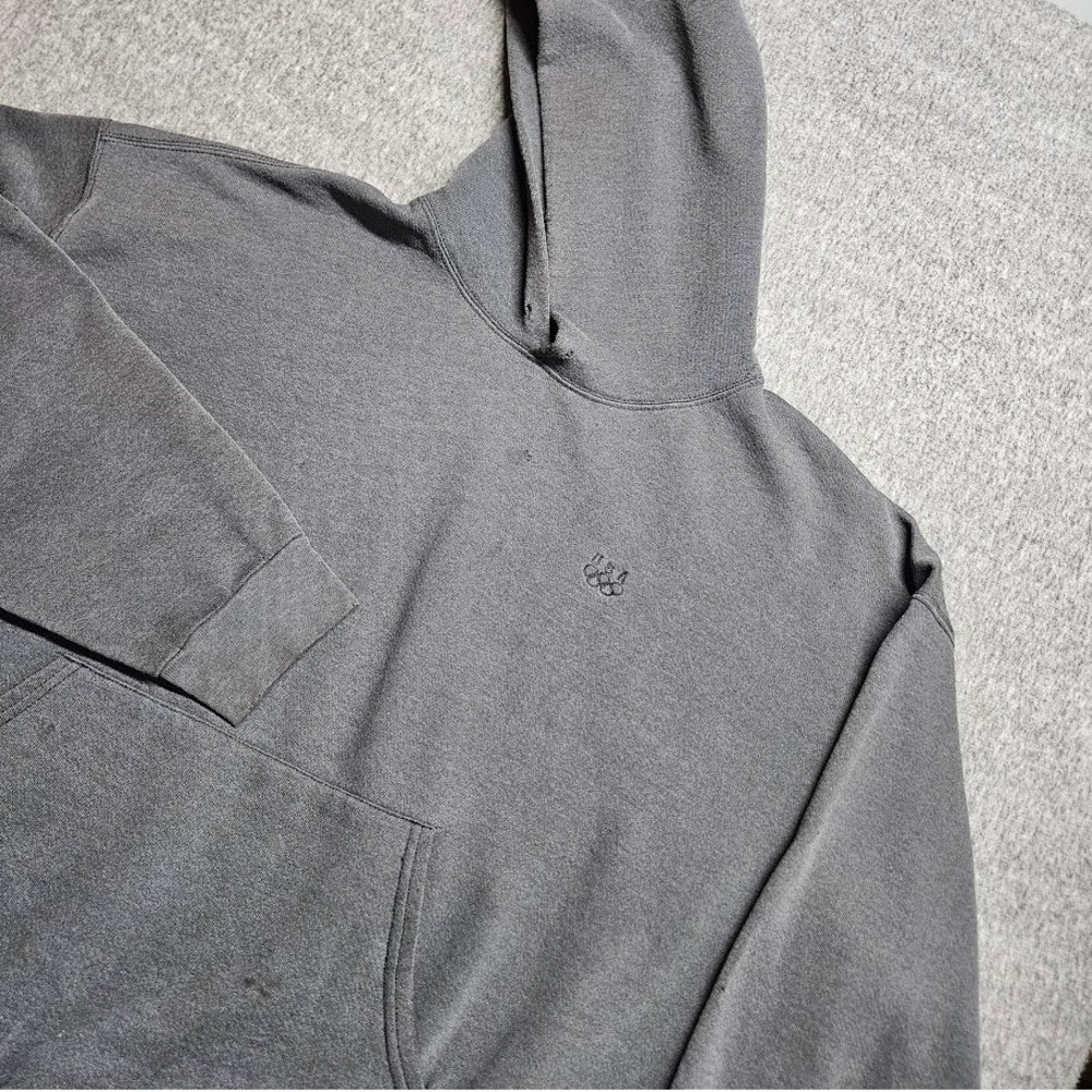 USA Olympics Hoodie Mens XL Gray Vintage JCPenney Distressed Embroidered Logo